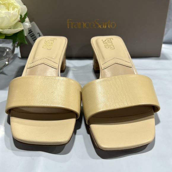 NIB - Franco Sarto Women’s Cruella Slide Sandal, Beige - Size 9 - Picture 4 of 11